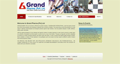 Desktop Screenshot of grand-pharma.com